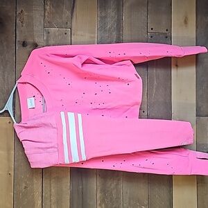 Pink bombshell sportswear set